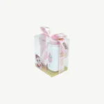 Baby Girl Newborn Giveaway Box with Wet Wipes & Johnson's Powder (10x10 cm) (3)