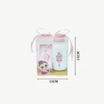 Baby Girl Newborn Giveaway Box with Wet Wipes & Johnson's Powder (10x10 cm) (6)