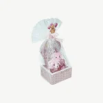 Baby Welcome Giveaway Gypsum Box with Twin Mini Teddy Bears (20x10 cm) (2)