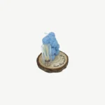 Baby Welcome Giveaway Teddy Bear Candle on Wooden Base (8x8 cm) (3)