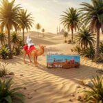 Desert Camel Hajji Walking Toy with Light and Music (1)