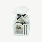 Hajj prayer gift set Rug and Beads in White Wooden Box (1)