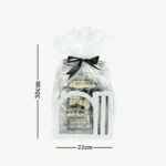 Hajj prayer gift set Rug and Beads in White Wooden Box (3)