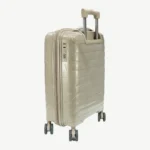 Hard Shell Travel Suitcase 20kg Beige with Combination Lock (2)