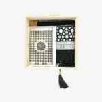 Prayer Gift Set Quran and Prayer Rug and Beads in a Wooden Box (1)