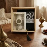 Prayer Gift Set Quran and Prayer Rug and Beads in a Wooden Box (6) (convert.io)
