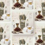 Wooden Basket with Prayer Rug and Greeting Card Set (2)