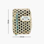 Wooden Mesh Box with Prayer Rug and Beads and Greeting Card Set (5)